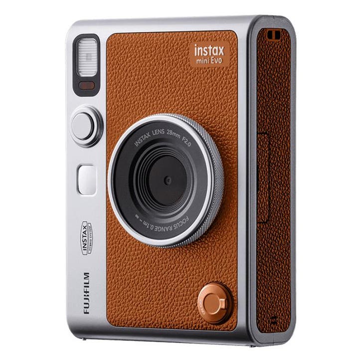 Fujifilm Instax mini Evo camera Bruin, Audio, Tv en Foto, Fotografie | Fotopapier, Nieuw, Ophalen of Verzenden