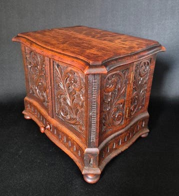 Swartzwald - Humidor - Walnoot, Lindehout - Sigaren kastje, Antiek en Kunst
