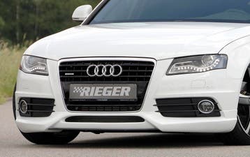 Rieger spoilerlip | A4 (B8/B81): 11.07-12.11 (tot Facelift), Verzenden, Nieuw, Audi