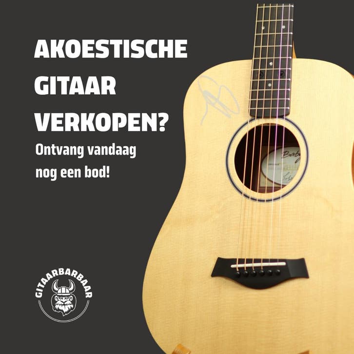 Akoestische gitaar verkopen? Ontvang direct een bod!, Muziek en Instrumenten, Versterkers | Bas en Gitaar, Gitaar, Zo goed als nieuw