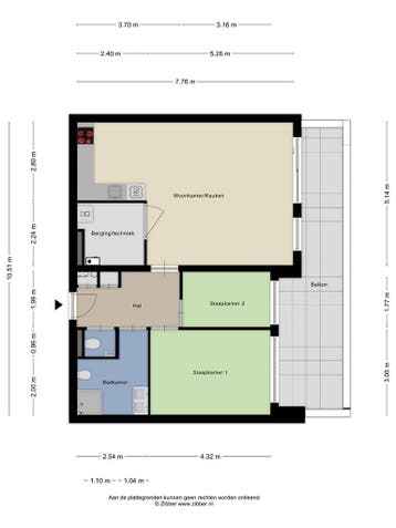 Te huur: Appartement Iliasstraat in Almere, Almere, Flevoland, Appartement