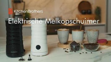 2dekans | KitchenBrothers Elektrische Melkopschuimer -, Ophalen of Verzenden, Zo goed als nieuw
