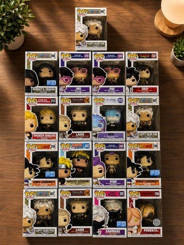 Funko - Funko Pop - Lot of 17 – Anime Bundle – One Piece,