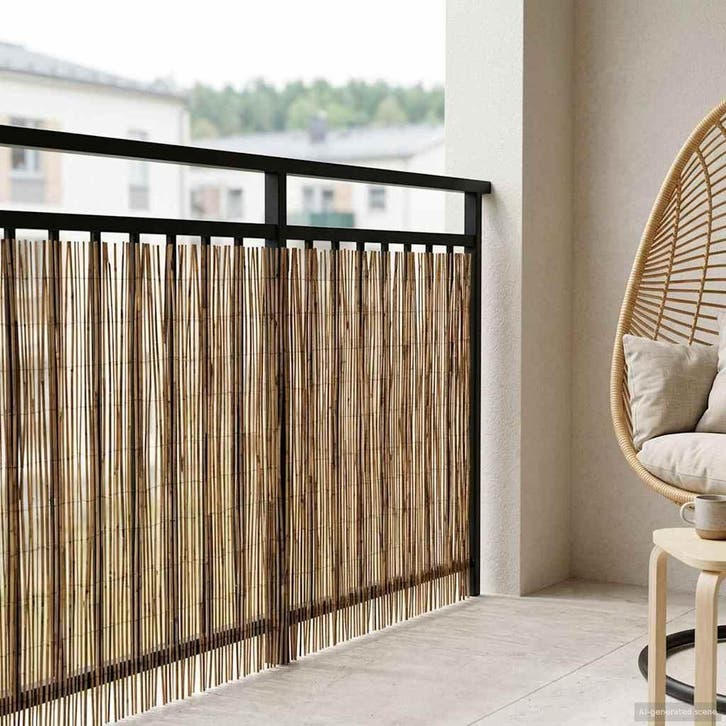 vidaXL Tuinhek Geë carboniseerd, Tuin en Terras, Schuttingen, Nieuw, Verzenden