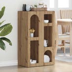 vidaXL Dressoir Artisan Eiken 59 x 35 x 100,5 cm Bewerkt, Verzenden, Nieuw, Overige houtsoorten, Minder dan 50 cm