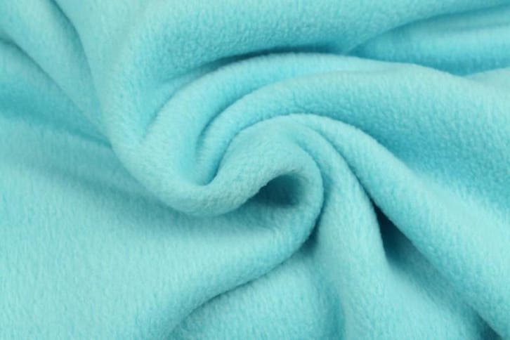 10 meter fleece stof Aqua Blauw - Anti Pilling Fleece, Hobby en Vrije tijd, Stoffen en Lappen, 120 cm of meer, 200 cm of meer