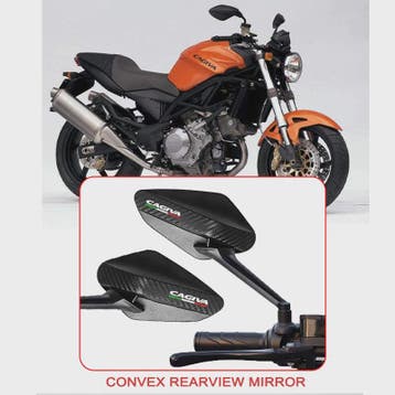 Set van 2 Motor Achteruitkijkspiegels - Anti-tril, Groothoek