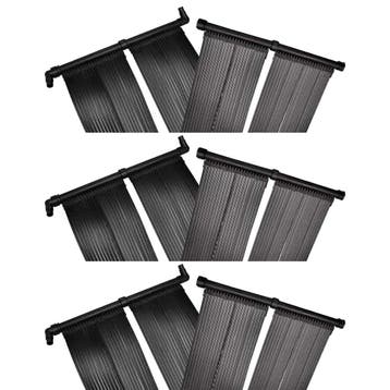 vidaXL Solarverwarmingspanelen voor zwembad 6 st 80x620 cm, Verzenden, Nieuw