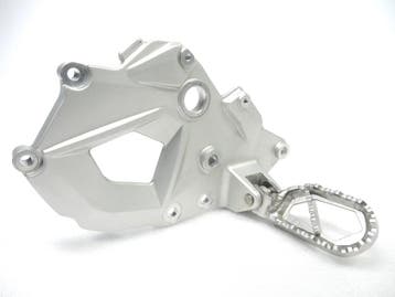 BMW F 750 GS Voetsteunplaat links / Voetsteun links Touratec, Ophalen of Verzenden, Gebruikt