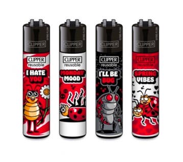 Clipper aansteker - Ladybirds 2 - CP11 (4 stuks), Verzenden, Nieuw