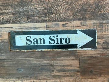 San Siro - Targa, Kunstwerk, Nieuw