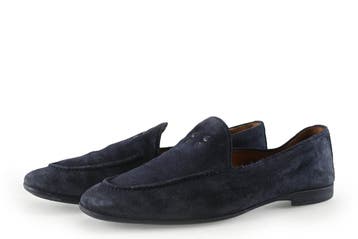 Stefano Lauran Instappers in maat 41 Blauw, Overige typen, Zo goed als nieuw, Stefano Lauran, Verzenden