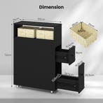 LIVSK Badkamerkast met Wieltjes - Slank en Ruimtebesparend -, Verzenden, Nieuw