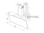 Bauknecht DBHVP 83 LT K - Wandafzuigkap 80 cm - EcoBooster, Witgoed en Apparatuur, Afzuigkappen, Verzenden, Nieuw