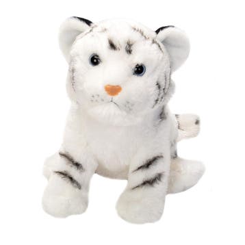 Wild Republic witte tijger knuffel - pluche - 20 cm, Verzenden, Nieuw
