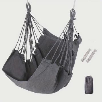 Luxe Hangstoel van Canvas - Comfortabele Schommelstoel voor, Verzenden, Nieuw