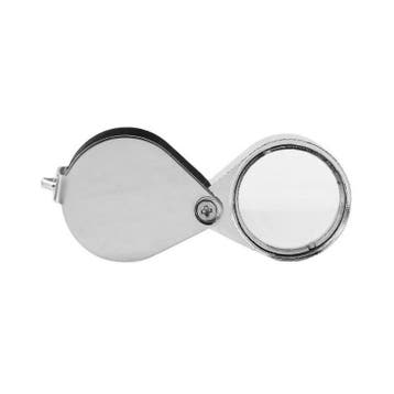 10x Vingerloep Pocket Vergrootglas Opvouwbare Zakloep Juweli, Verzenden, Nieuw