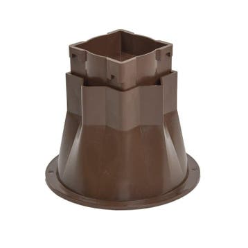 Bedverhogers / Meubelverhogers, hoogte instelbaar. Bruin, Diversen, Verpleegmiddelen, Ophalen of Verzenden, Nieuw