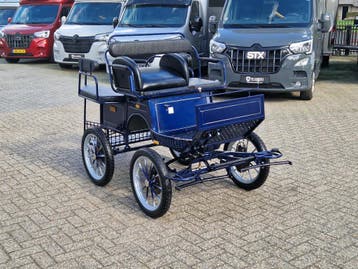 Enkelspan / Recreatiewagen / Pony / 16 Inch / Blauw, Gebruikt, Pony