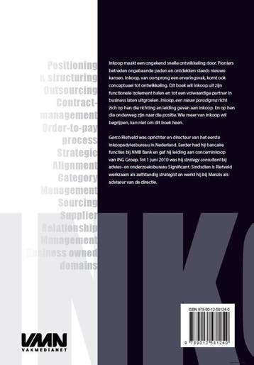 Inkoop, een nieuw paradigma 9789012581240 Gerco J. Rietveld, Verzenden, Gelezen, Gerco J. Rietveld