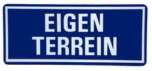 Aanduidingsbord eigen terrein, Verzenden