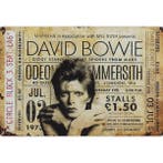 Wandbord - David Bowie – Odeon Hammersmith 1973, Verzamelen, Ophalen of Verzenden, Nieuw, Poster, Artwork of Schilderij