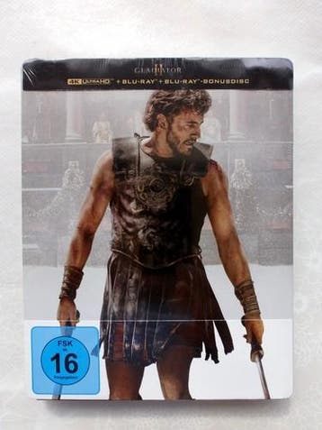Gladiator II - 4K UHD + Blu-Ray + Bonus Blu-Ray, Verzenden, Nieuw in verpakking