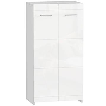 Schoenenkast In Hoogglans, Schoenenopslag Met Verstelbare Pl, Verzenden, Nieuw