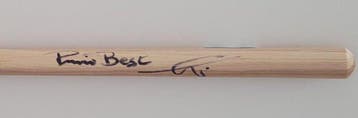 The Beatles - Pete Best - Drumstok gesigneerd door Pete Best, Nieuw in verpakking