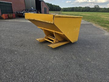 Kiepbak kantelbak spanenbak heftruck 1910 liter, Voorzetapparatuur