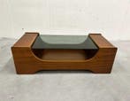 Middentafel - Hout, Glas - Salontafel in Mid-Century-stijl