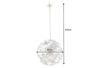 Hanglamp INFINITY HOME van glas en staal, goudkleurig. -, Ophalen of Verzenden, Nieuw