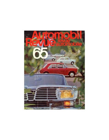 1965 AUTOMOBIL REVUE JAARBOEK DUITS | FRANS, Nieuw, Author