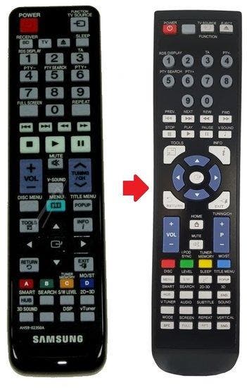 Alternatieve Samsung AH59-02350A afstandsbediening, Audio, Tv en Foto, Afstandsbedieningen, Verzenden