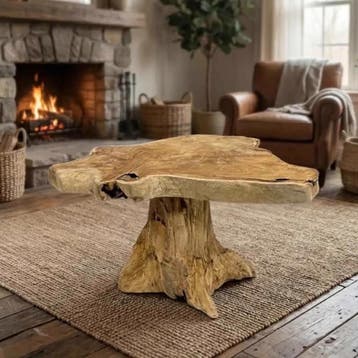 Salontafel Boomstam Massief | World of Brosi, Ophalen of Verzenden, Nieuw