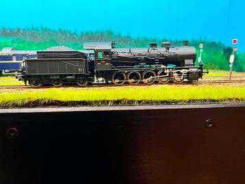 Roco H0 - 43236 - Stoomlocomotief met tender (1) - Met, Nieuw