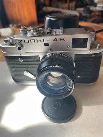 KMZ Krasnogorsk Zorki-4K + Jupiter-8 2/50 Meetzoeker camera, Nieuw