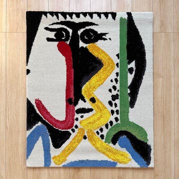 Pablo Picasso (1881-1973) - Beperkte oplage wol tapijt, Huis en Inrichting, Nieuw