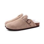 Suède Pantoffel Pluche Gevoerd | Maat 36 tot 45, Verzenden, Nieuw, Sandalen of Muiltjes