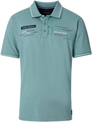 Casa Moda New York Collectie Heren Poloshirt  954436800-383, Kleding | Heren, Polo's, Verzenden, Nieuw, Blauw