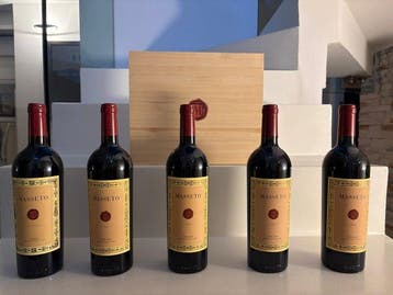 Masseto; 2014, 2015, 2016, 2017, 2018 - Super Tuscans DOCG -, Nieuw