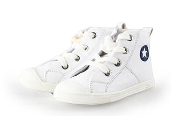 Jopper Hoge sneakers Jongens in maat 22 Wit, Verzenden, Schoenen, Nieuw, Jongen of Meisje