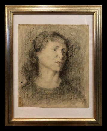 European School (c. 1950) - A Moody Lady