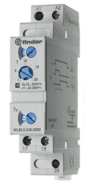 Ster Delta Timer Relais 24-240V AC/DC 6A Dubbele NO -, Verzenden, Nieuw, Overige typen