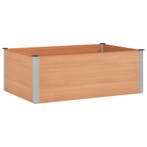 vidaXL Verhoogde plantenbak Bruin 150 x 100 x 54 cm, Tuin en Terras, Bloembakken en Plantenbakken, Verzenden, Nieuw, 100 cm of meer