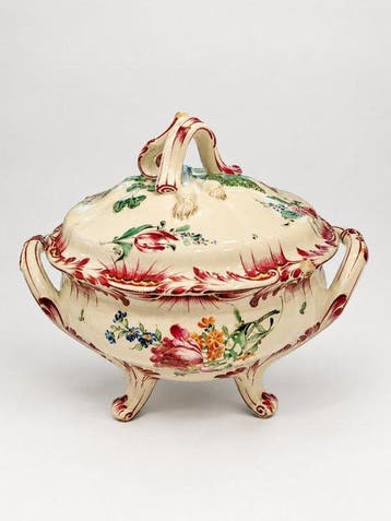 Keller et Guérin de Luneville - Tureen - Creamware
