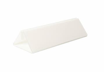 OP=OP - 21cm - Witte Menukaarthouder / Acrylglas Houder....