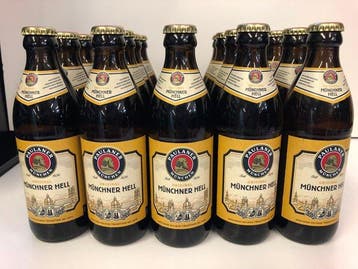 Paulaner Munich Münchener Hell - 33cl - 20 flessen, Verzamelen, Nieuw