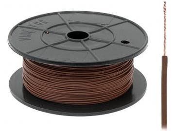 FLRY -B kabel - 1x 0,75mm - Bruin - Per meter, Ophalen of Verzenden, Nieuw, Kabel of Snoer
