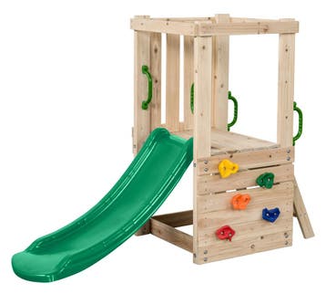 Houten Speeltoestel Mari Small met groene glijbaan, Ophalen of Verzenden, Nieuw